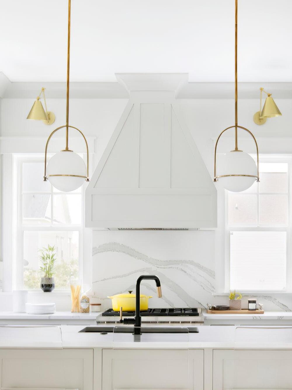 Modern Somerset Opal Glass Ball Pendant Light - Cueteks
