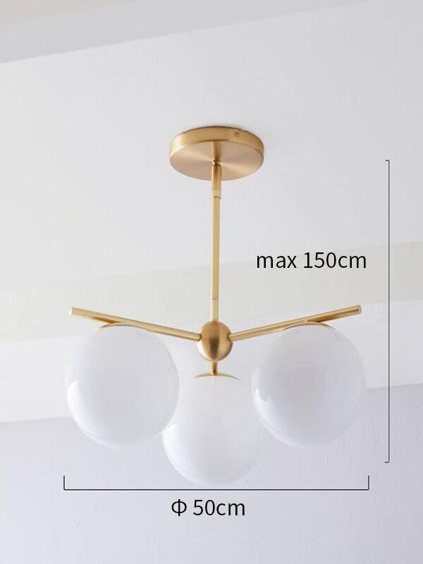 Sphere & Stem Chandelier - Cueteks