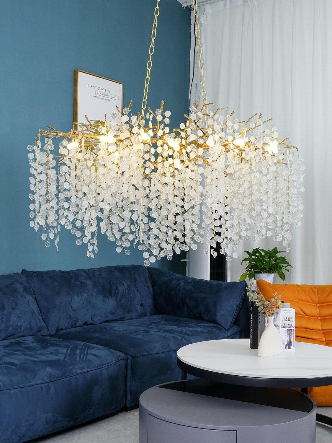 Shiro Noda Crystal Chandelier - Cueteks
