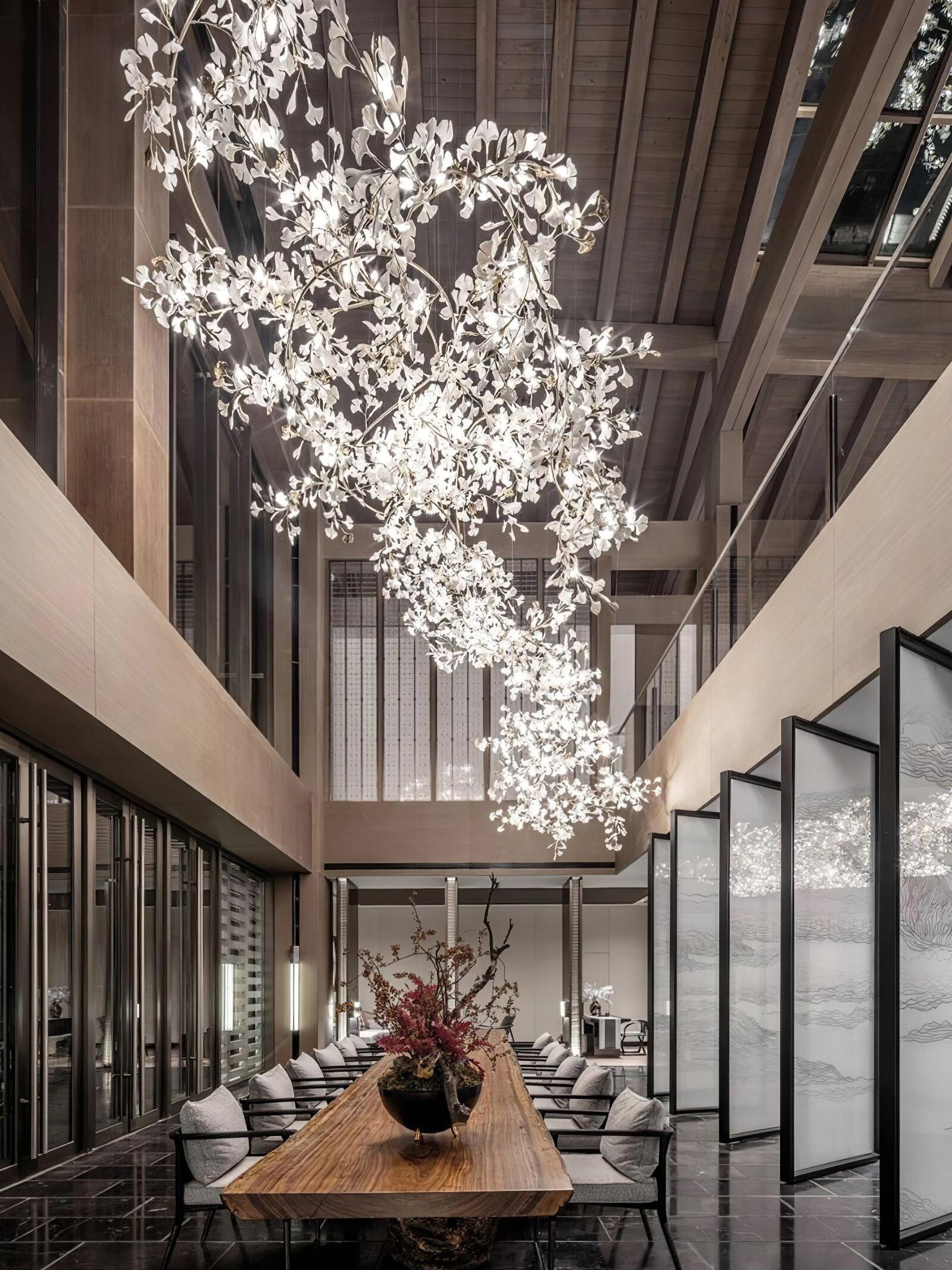Gingko Chandelier F - Cueteks