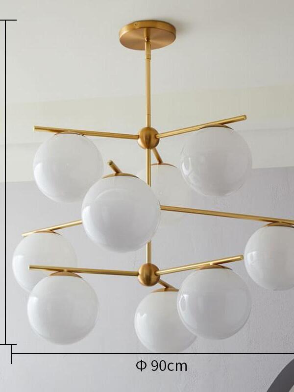 Sphere & Stem Chandelier - Cueteks