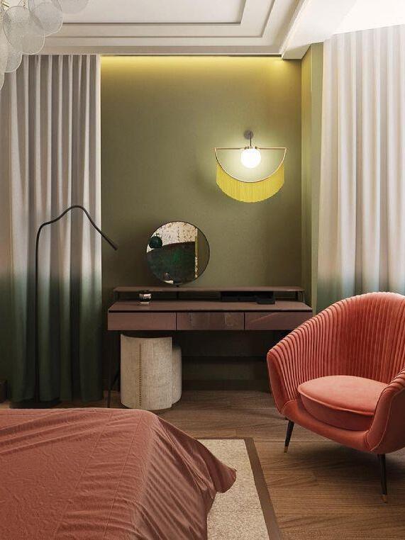 Exquisite Wink Tassel Glass Ball Wall Lamp - Cueteks