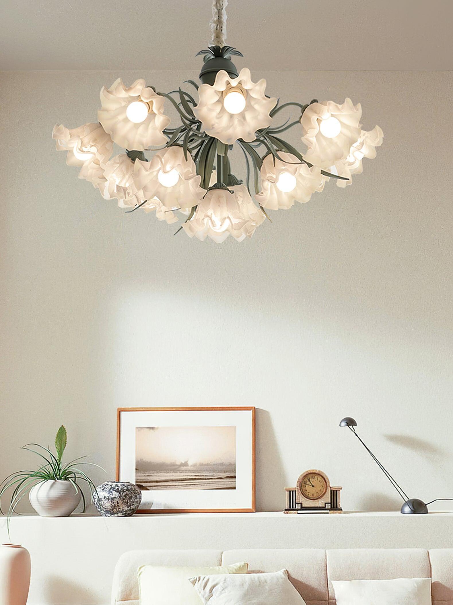 Lily of the Valley Flower Chandelier - Cueteks