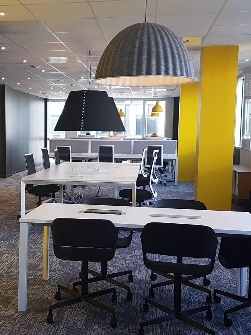 Modern Under The Bell Ribbed Pendant Lamp - Cueteks