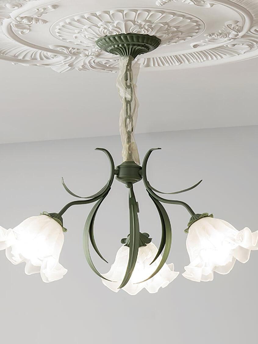 Lily of the Valley Flower Chandelier - Cueteks