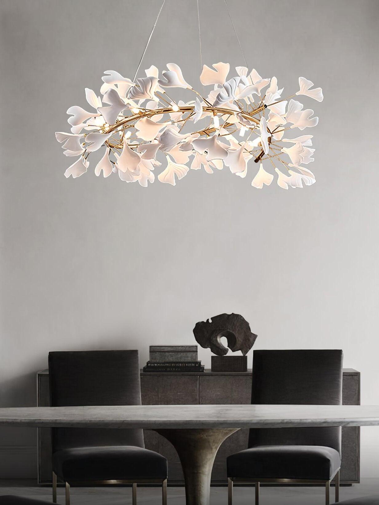 Gingko Chandelier U - Cueteks