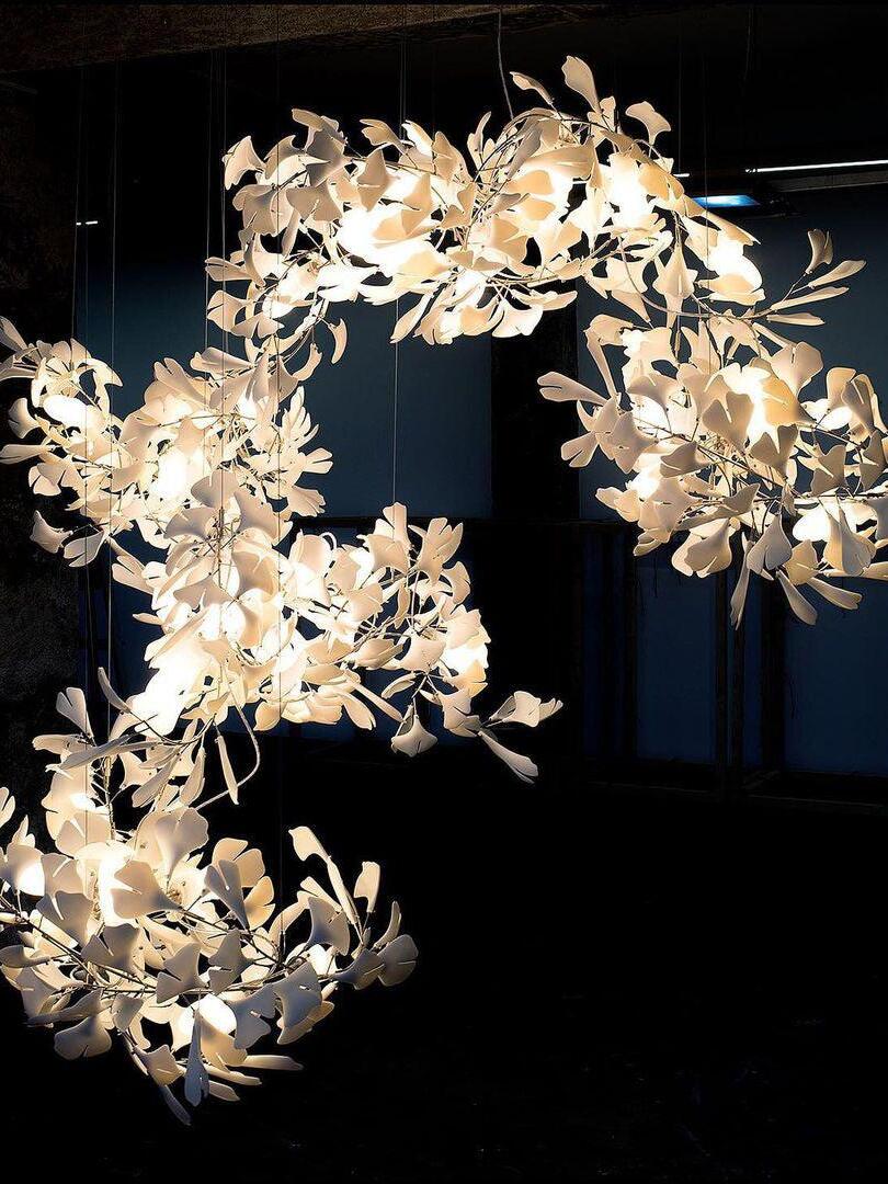 Gingko Chandelier F - Cueteks