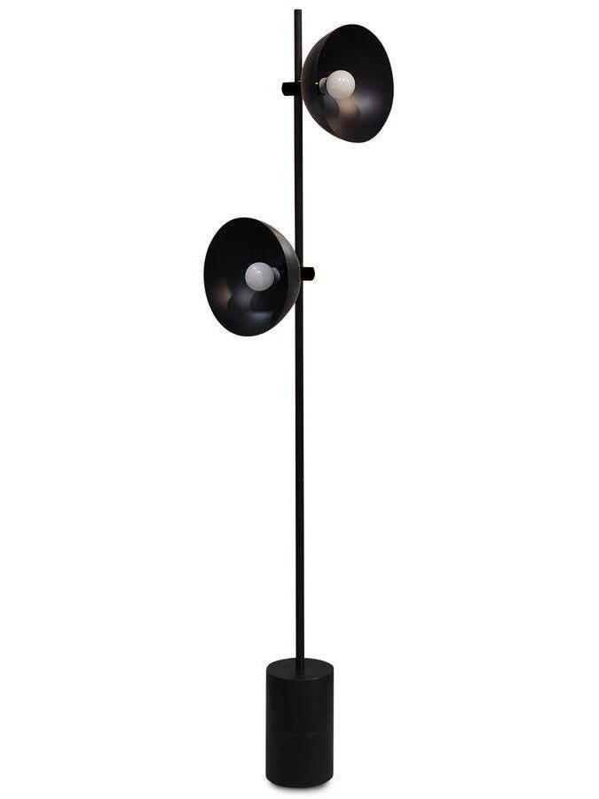 Industrial Black Bowl Shape Studio Floor Lamp - Cueteks