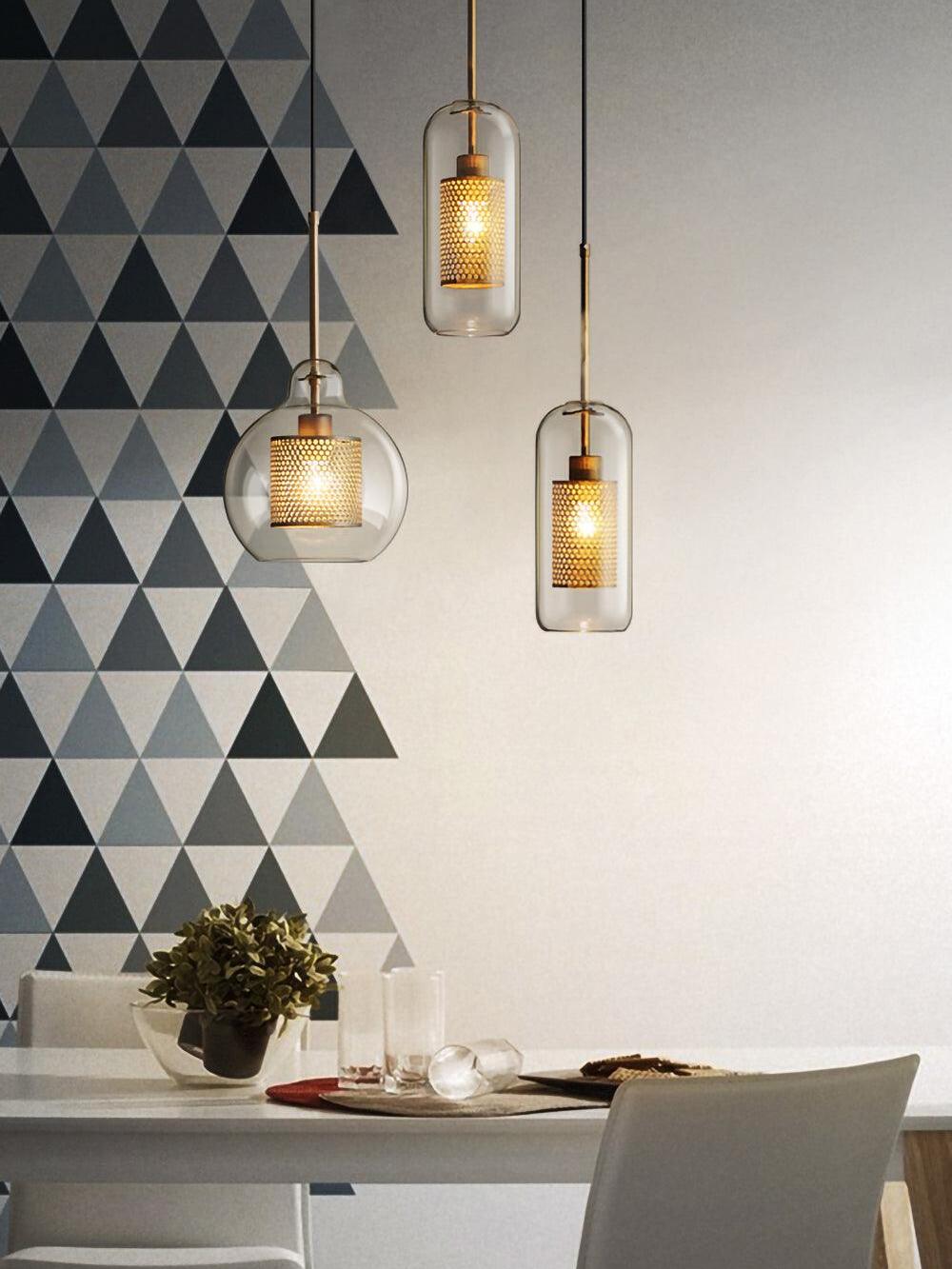 Chiswick Glass Pendant Light - Cueteks