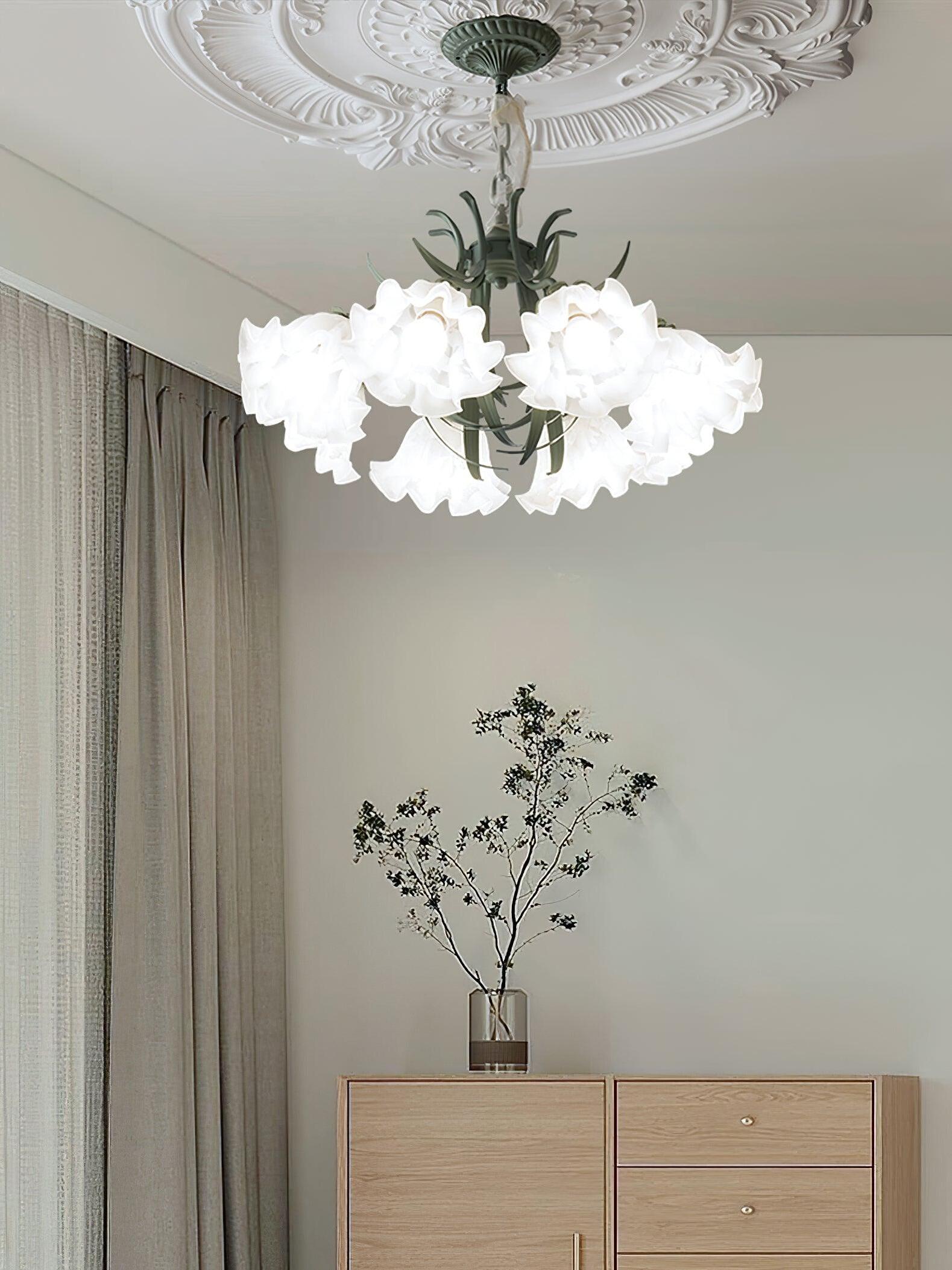 Lily of the Valley Flower Chandelier - Cueteks