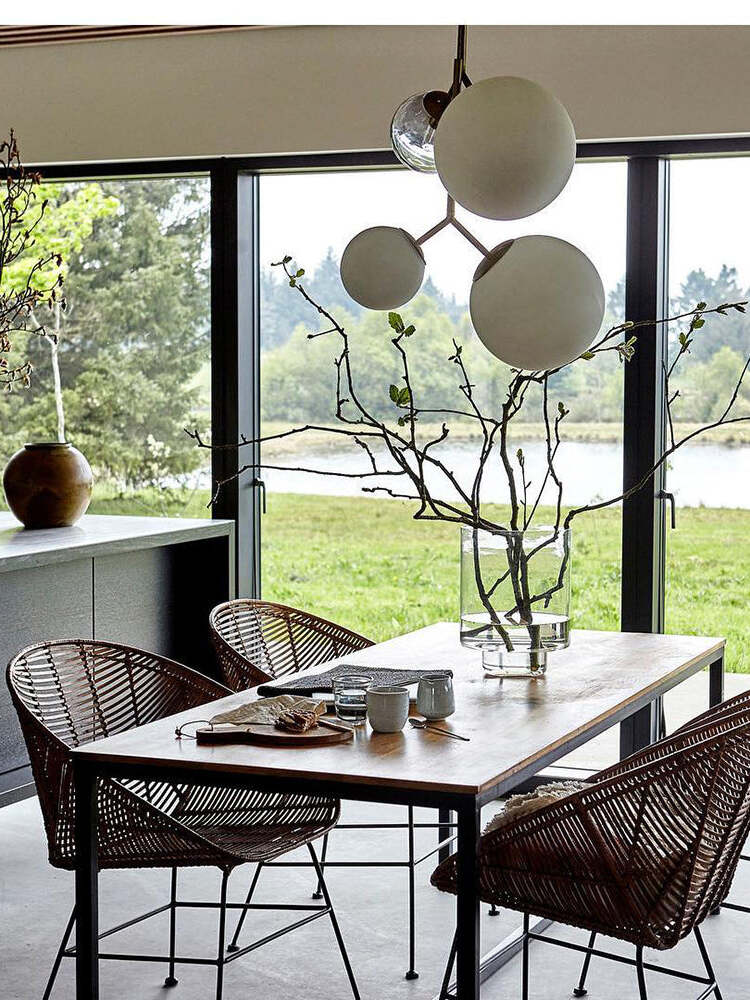 Glass Twice Pendant Lamp for Modern Interiors - Cueteks