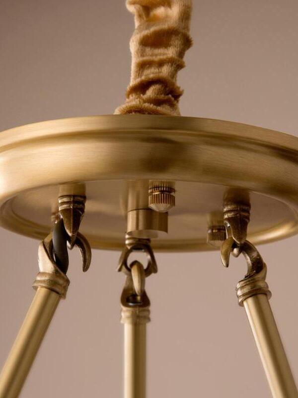 Antique Brass Chandelier - Cueteks