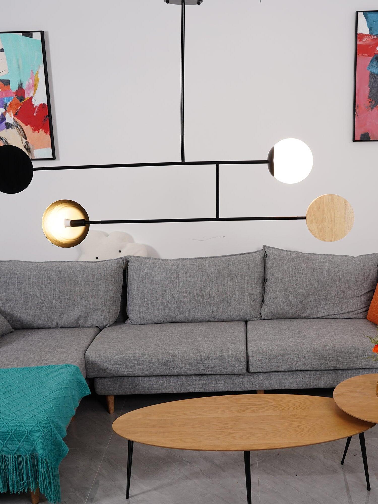 Artistic Astro Rotatable Chandelier With Sleek Design - Cueteks