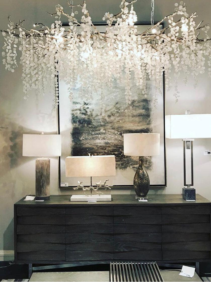 Shiro Noda Crystal Chandelier - Cueteks