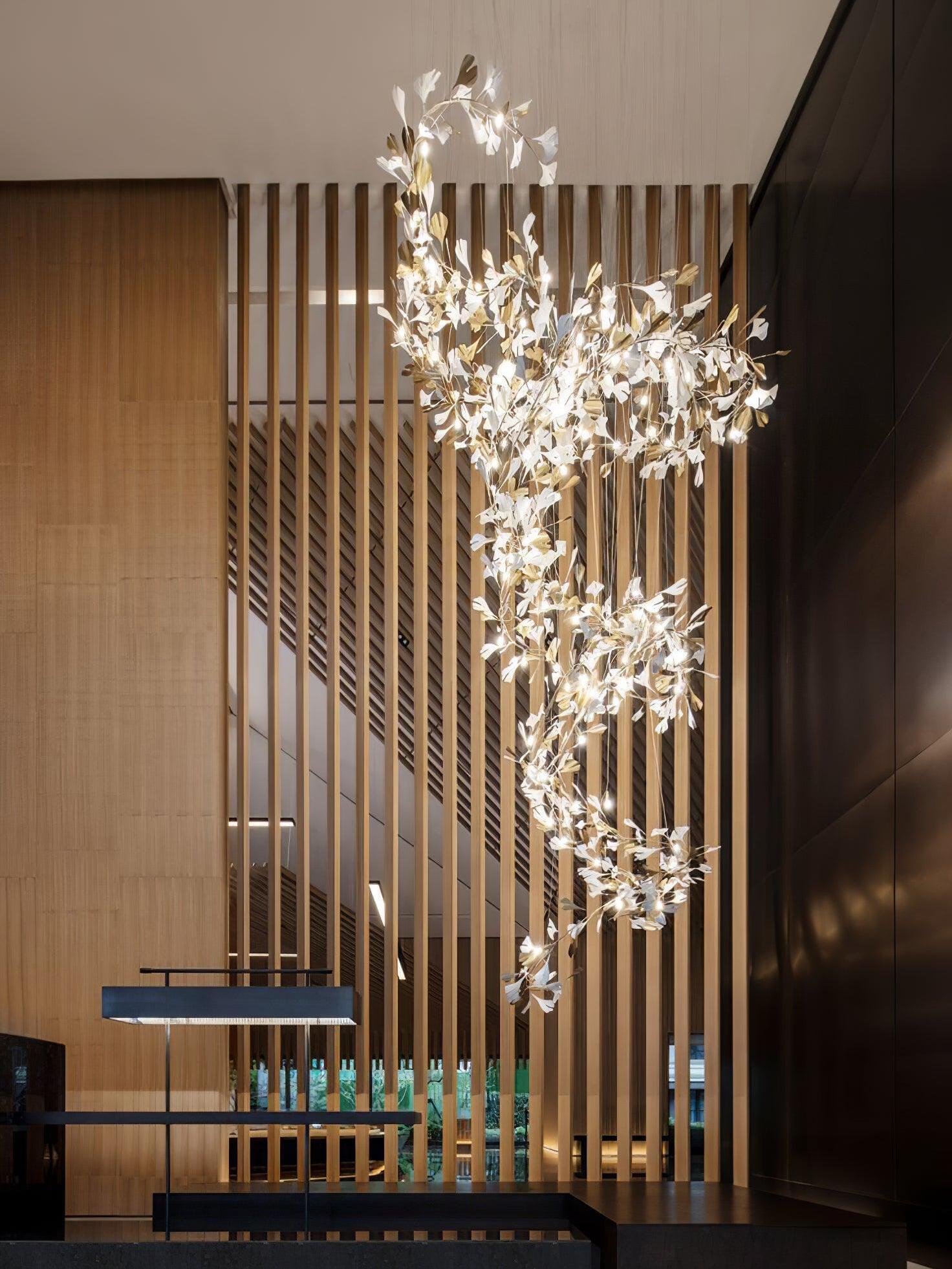 Gingko Chandelier F - Cueteks