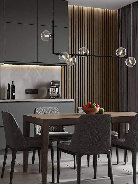Linear Air 73 Glass Ball Pendant Lamp - Cueteks