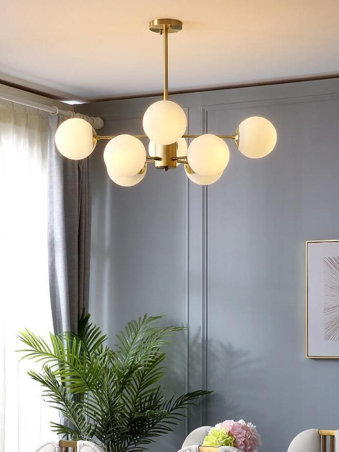 Nordic Karrington Glass Ball Chandeliers - Cueteks
