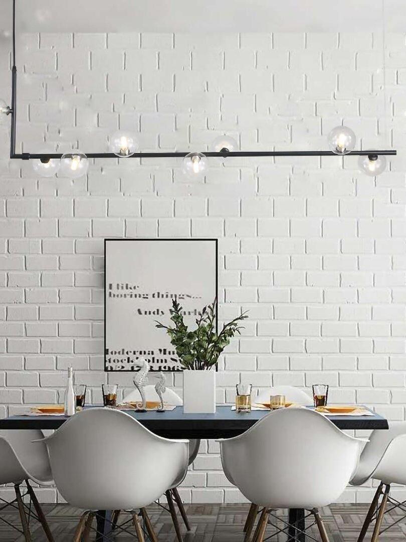 Linear Air 73 Glass Ball Pendant Lamp - Cueteks