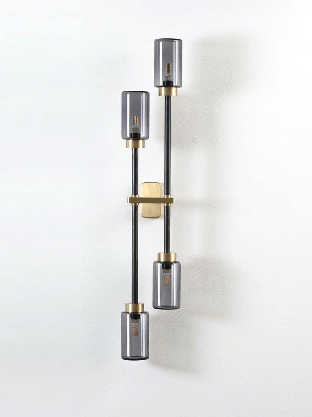 Luxury Farol Multi-head Glass Wall Light - Cueteks