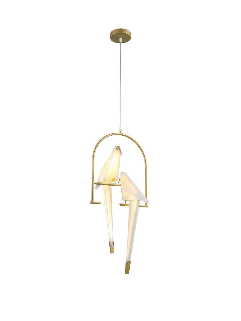 Perching Bird Chandelier - Cueteks