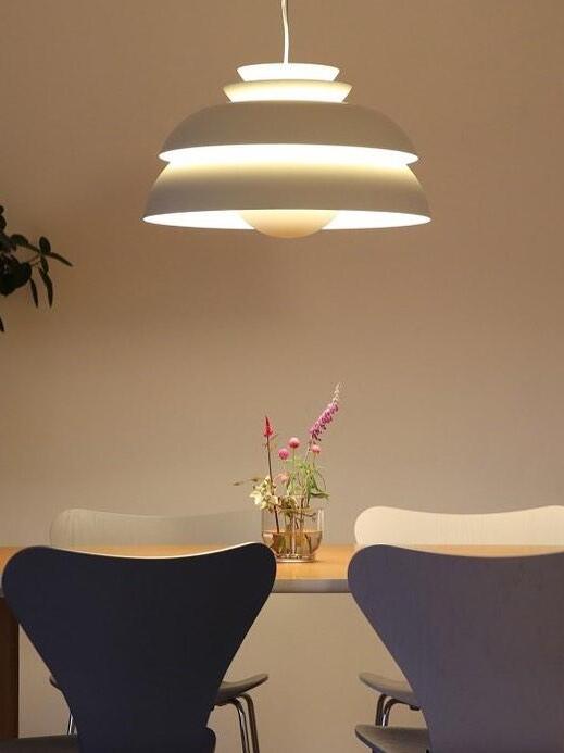 Irregular White Multi-layer Concert Pendant Lamp - Cueteks
