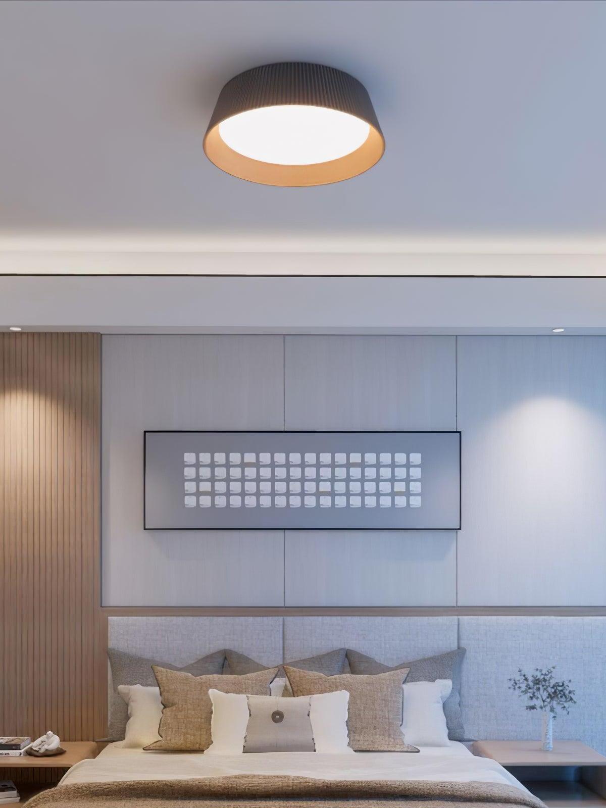 Modern Ribbed Ceiling Light - Cueteks