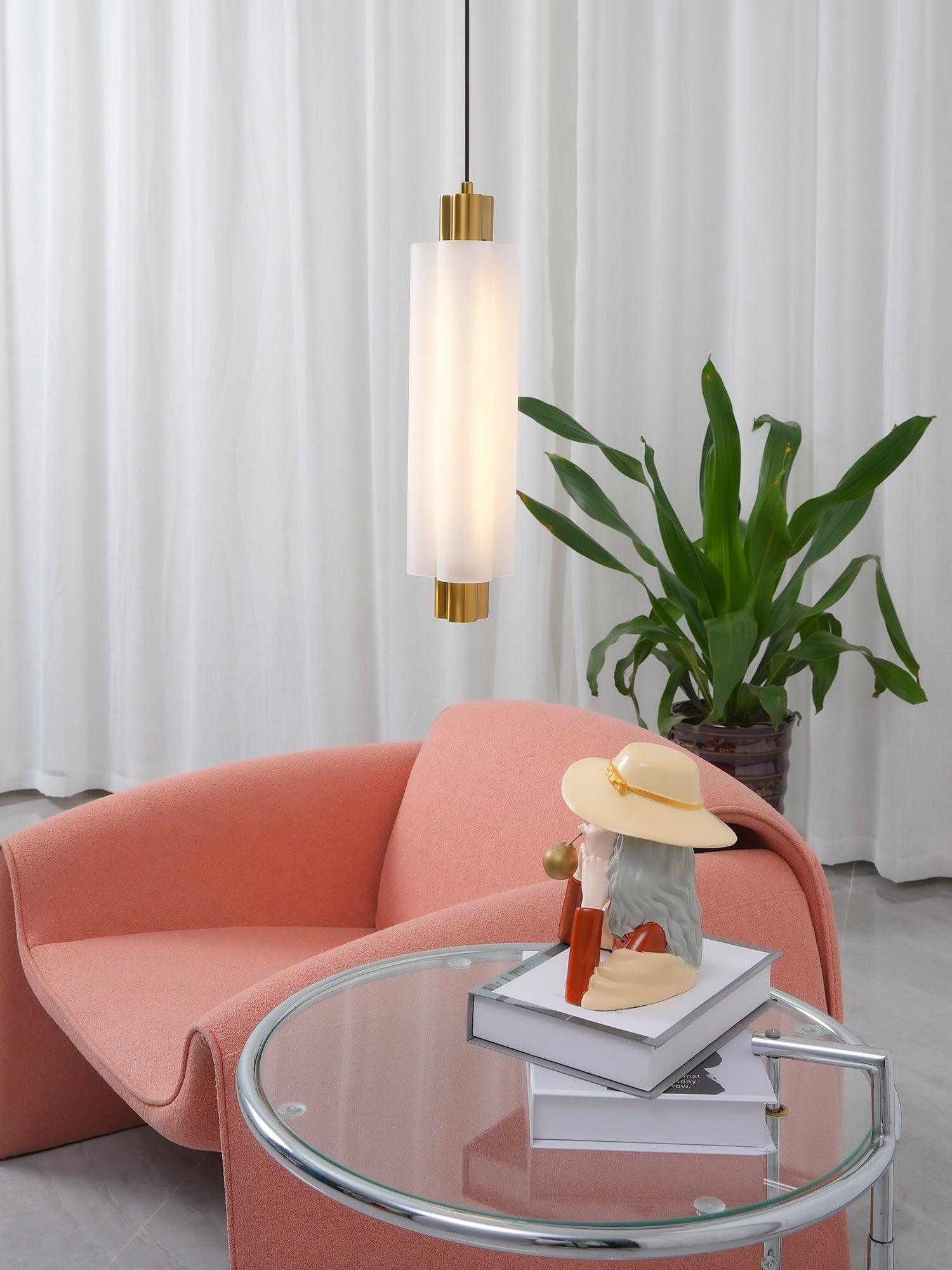 Modern Metal Metropol Linear Pendant Lamp - Cueteks