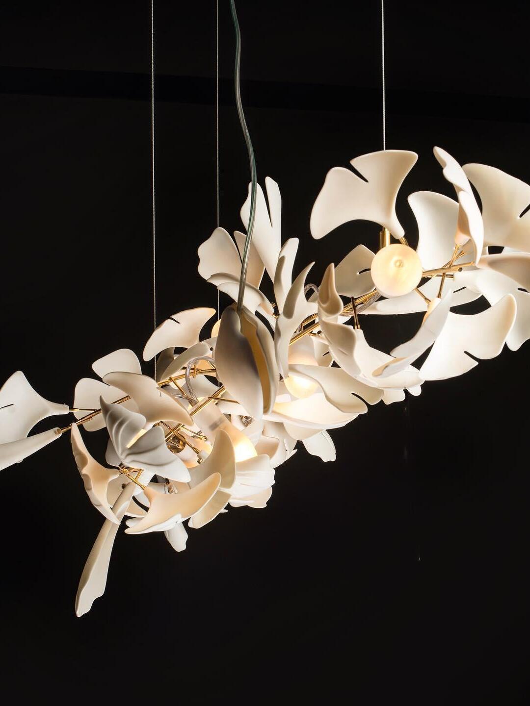 Gingko Chandelier A - Cueteks