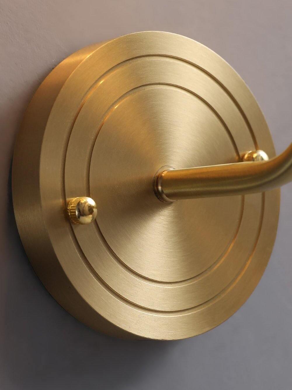 Brass Deer Head Wall Light - Cueteks