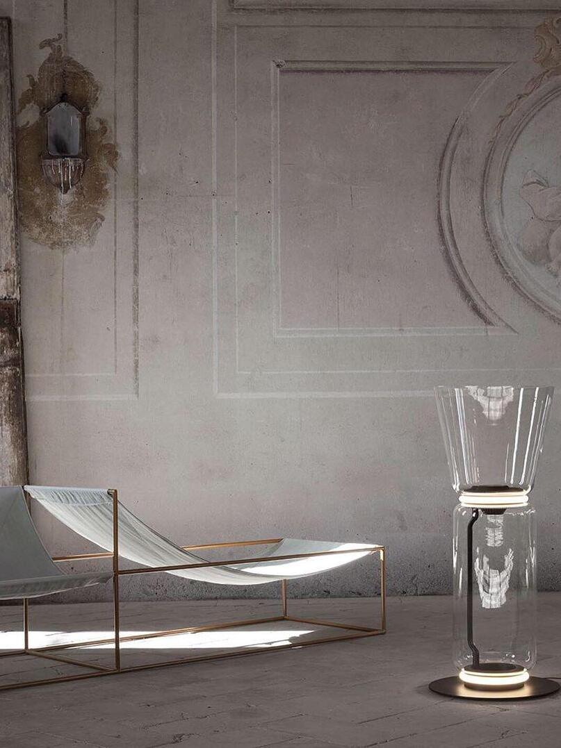 Exquisite Noctambule Metal Table & Floor Lamp - Cueteks