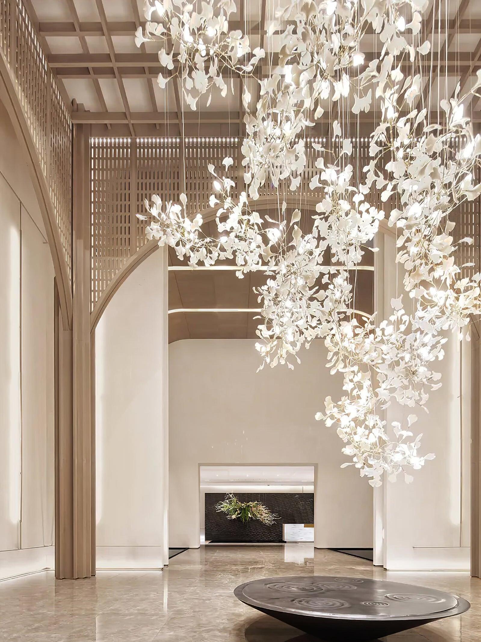 Gingko Chandelier F - Cueteks