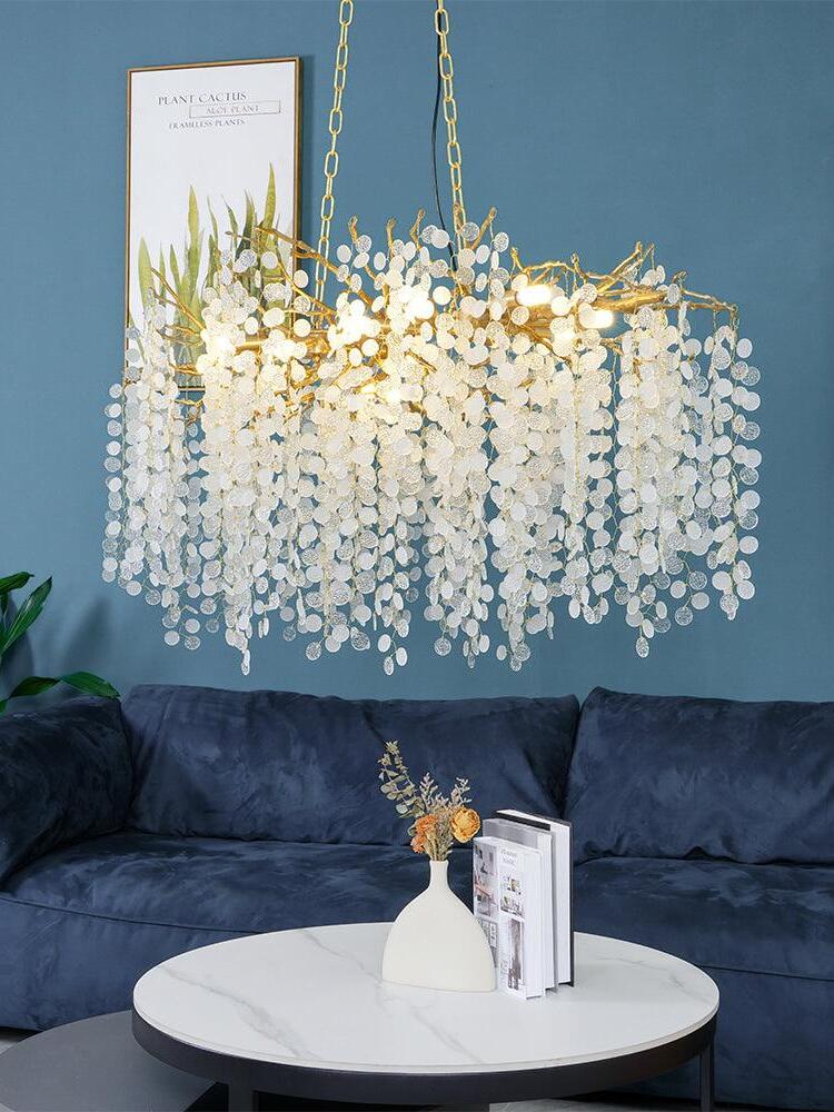 Shiro Noda Crystal Chandelier - Cueteks