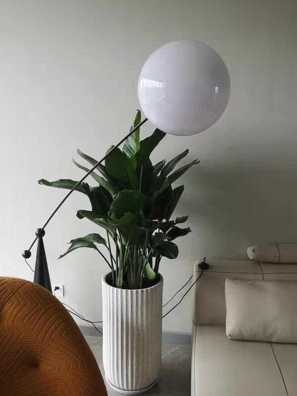Opal Arc Floor Lamp - Cueteks