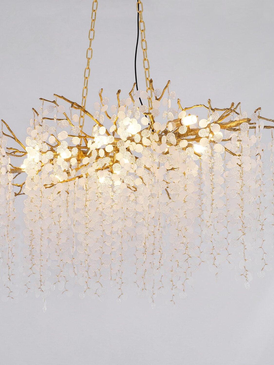 Shiro Noda Crystal Chandelier - Cueteks