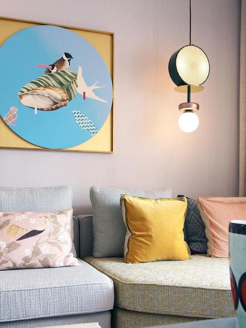 Monaco Artistic Geometric Suspension Light - Cueteks