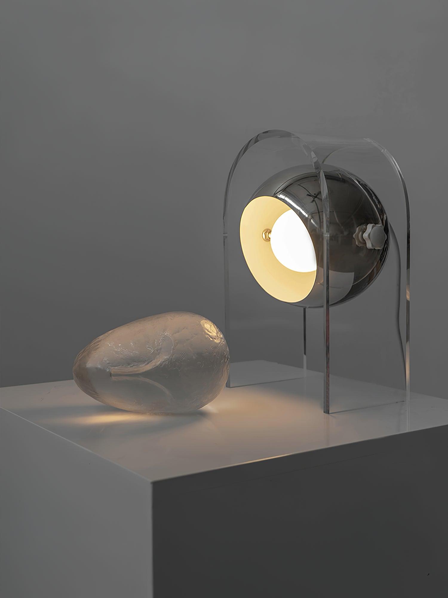 Classic Insta Sensorette Transparent Table Lamp - Cueteks
