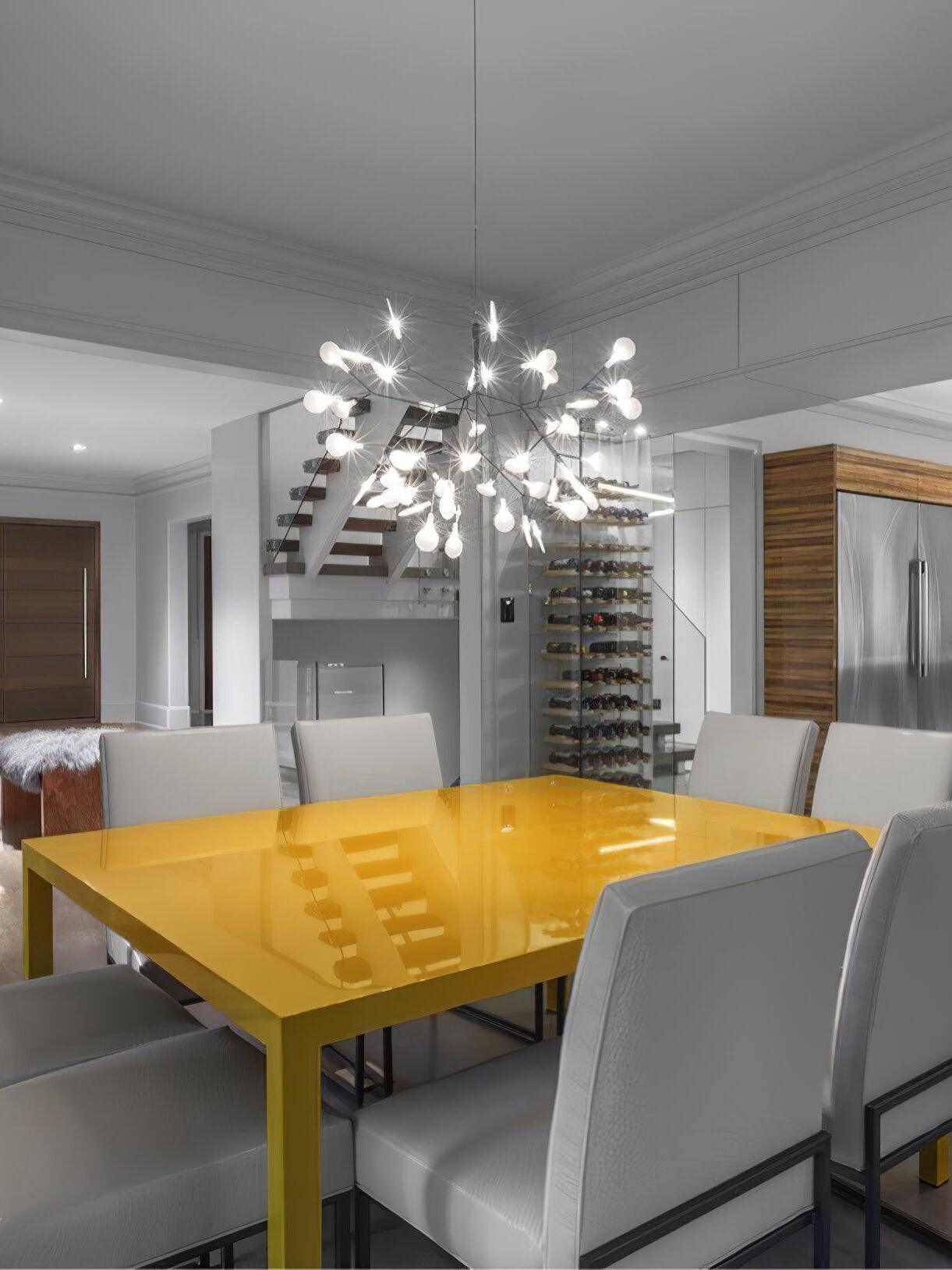 Black Heracleum Chandelier - Cueteks
