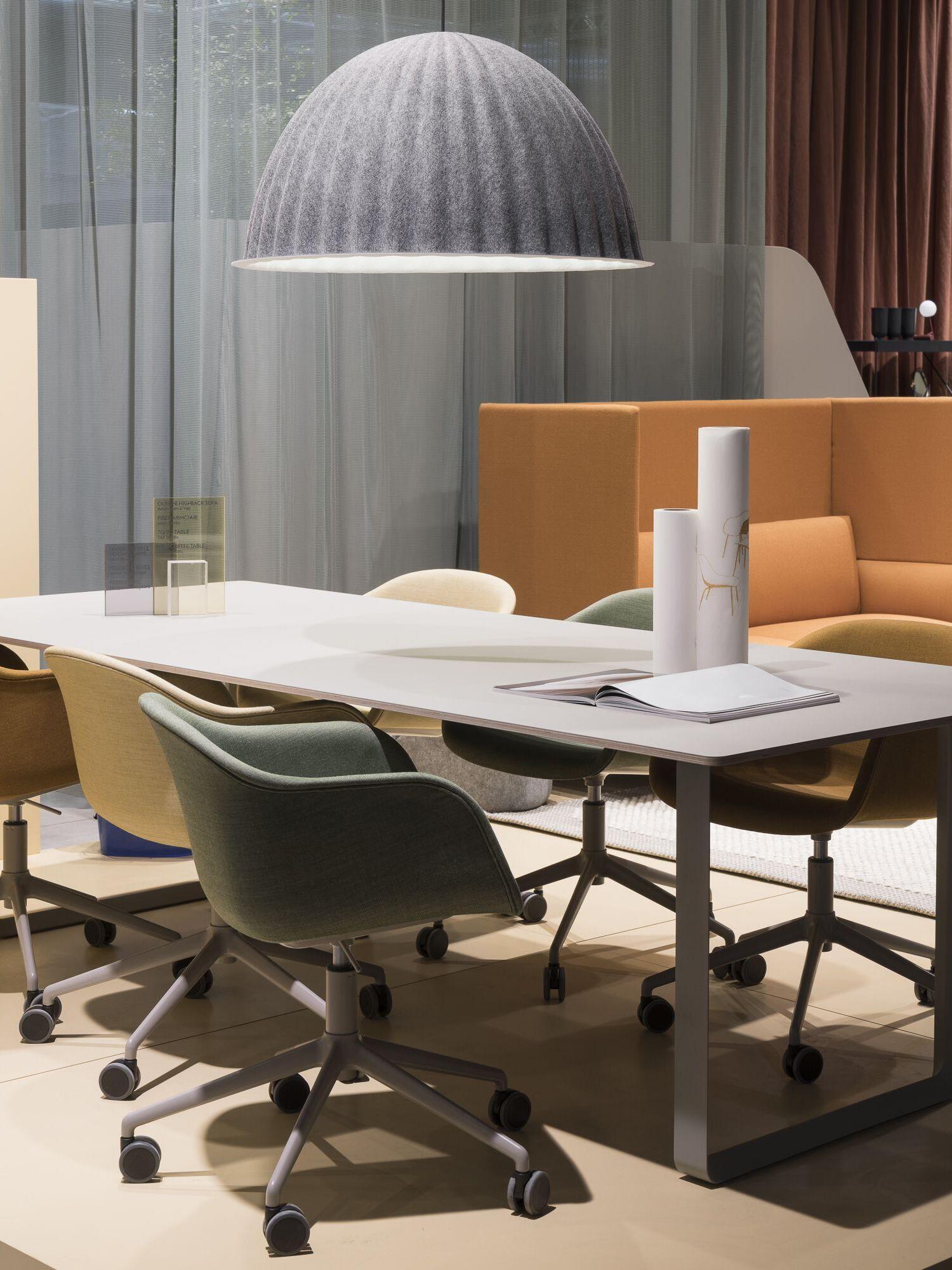 Modern Under The Bell Ribbed Pendant Lamp - Cueteks