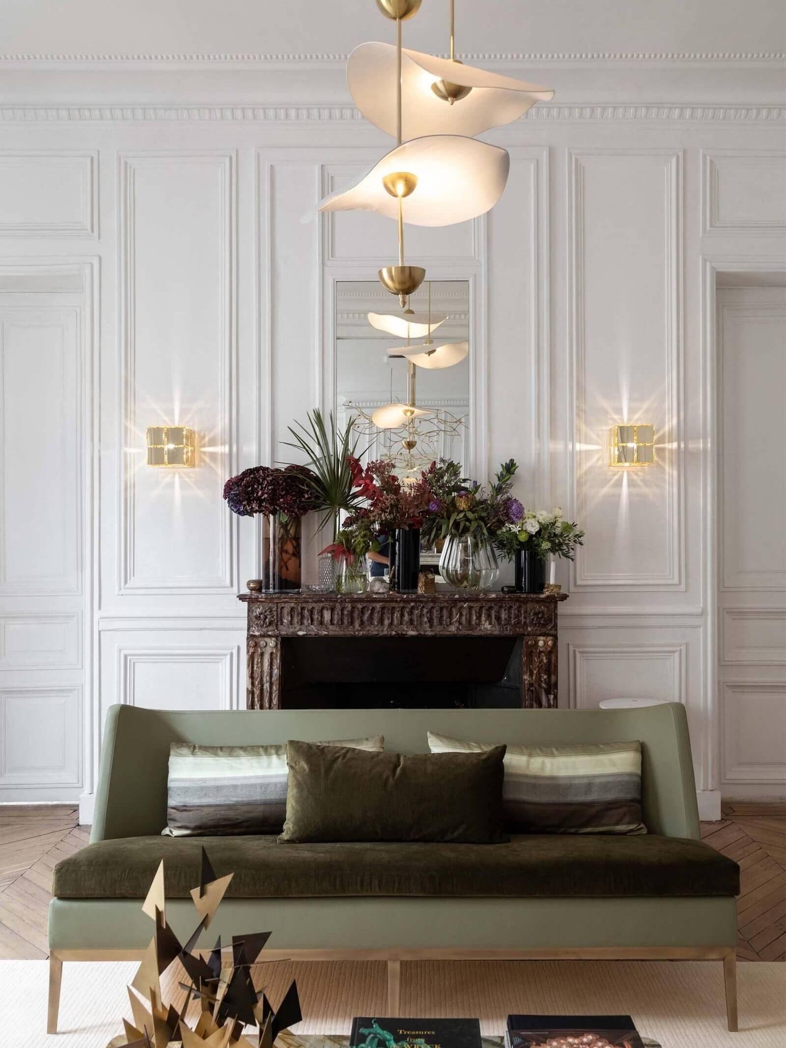 Envolee Double Biscuit Pendant Light - Cueteks