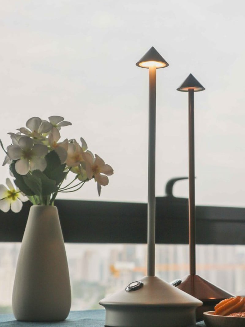 Pine Rechargeable Led Table Lamp For Dining Room - Cueteks