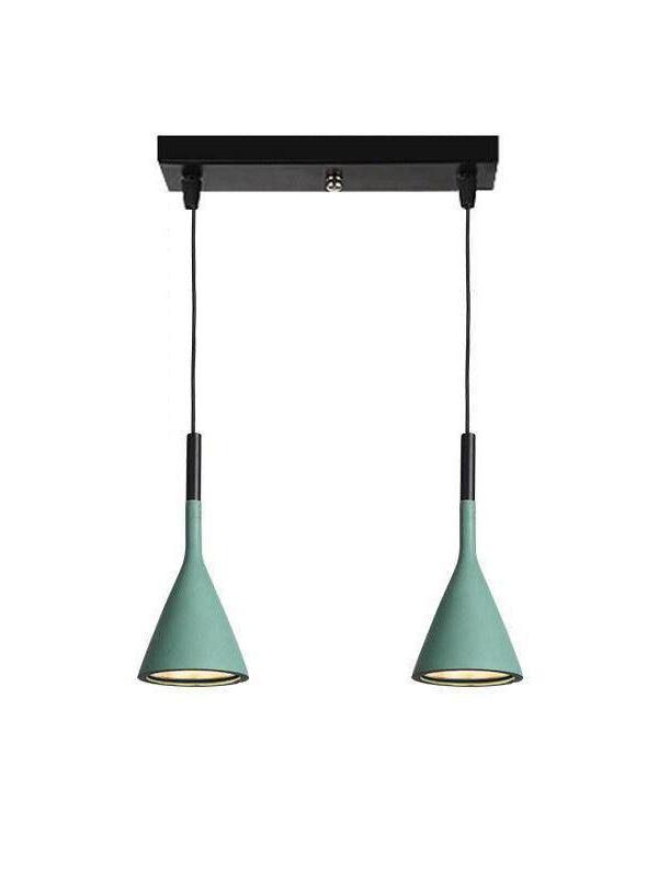 Industrial Tapered Conical Concrete Pendant Light - Cueteks