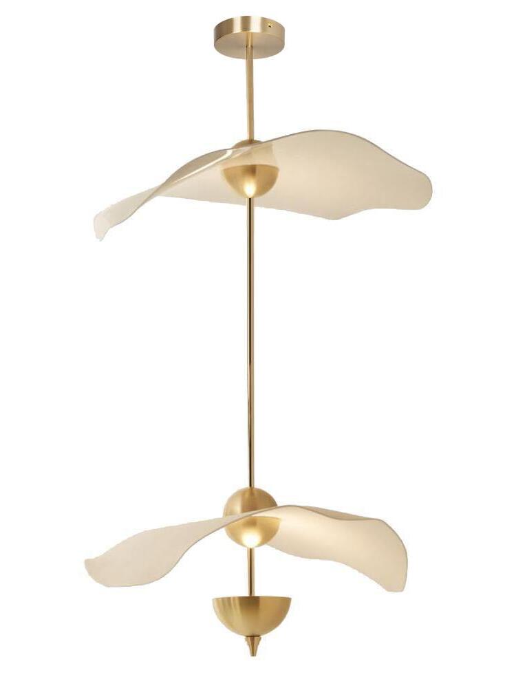 Envolee Double Biscuit Pendant Light - Cueteks