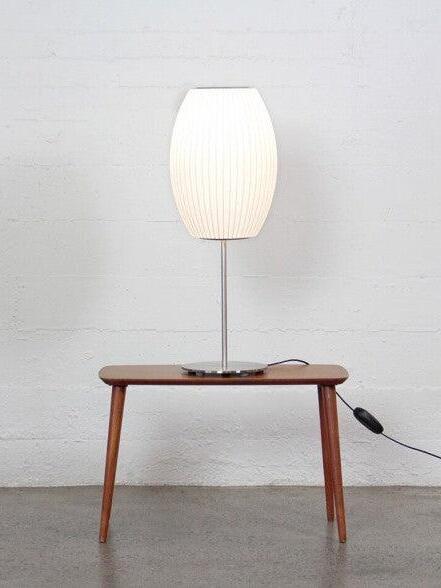White Nelson Ball Shape Tripod Table Lamp - Cueteks