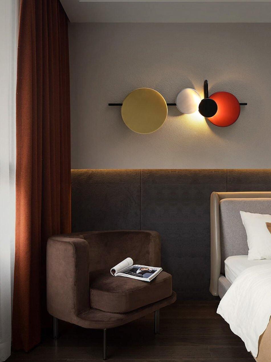 Macaroon Planet Disc Creative Wall Lamp - Cueteks