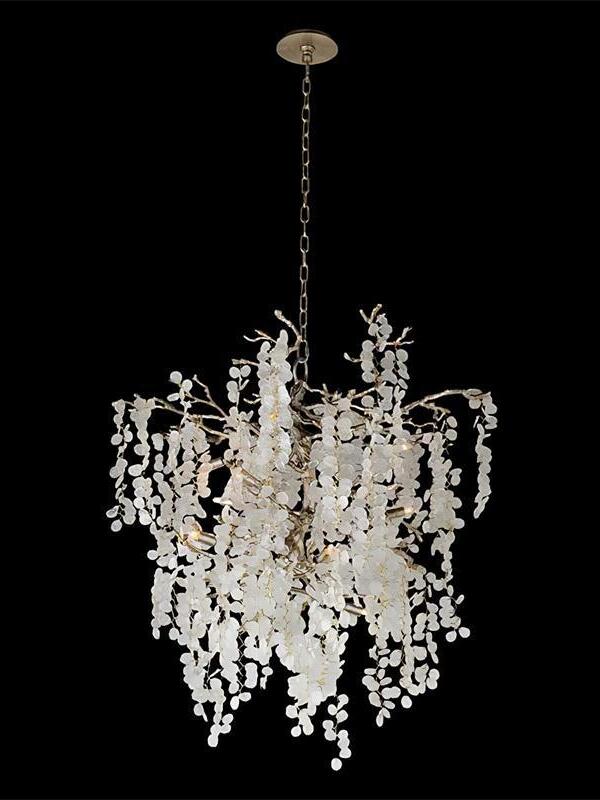 Shiro Noda Crystal Chandelier - Cueteks