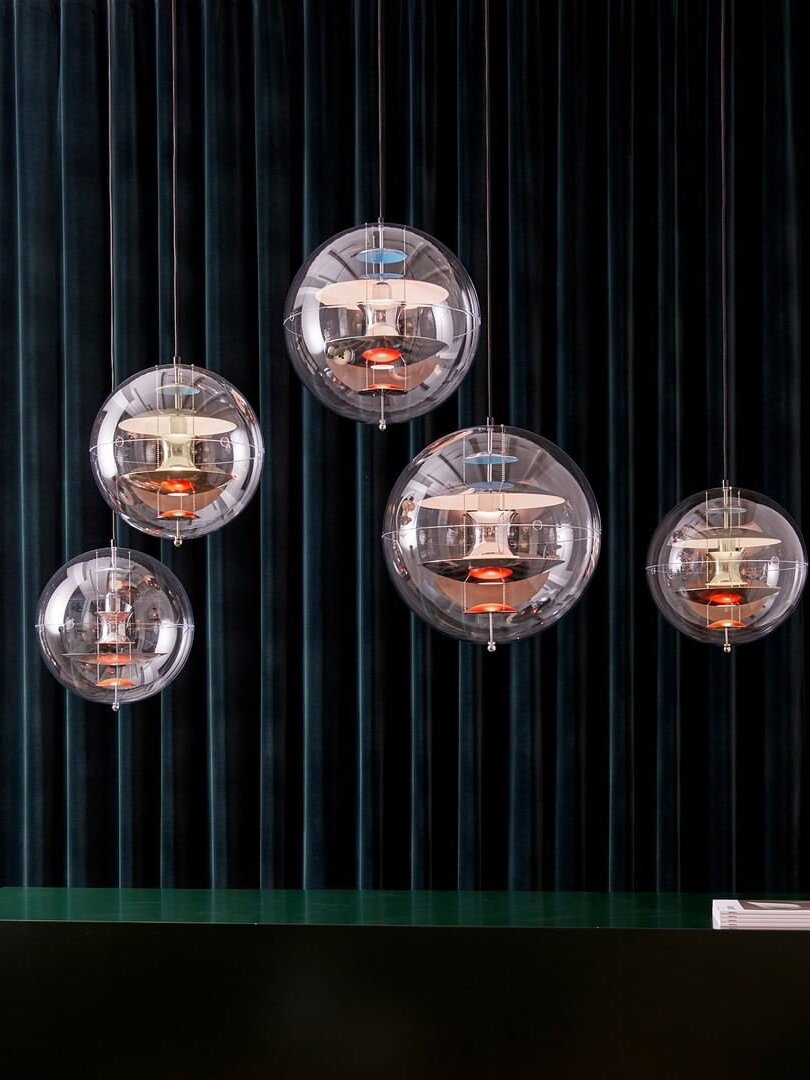 Modern Metal VP Globe Suspension for Living Room - Cueteks