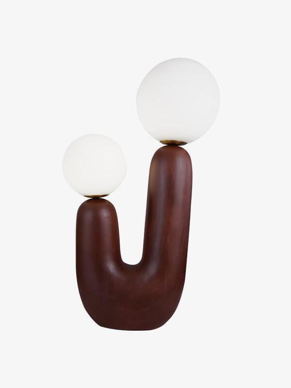 Macaroon Oo Ceramics Cactus Table Lamp - Cueteks