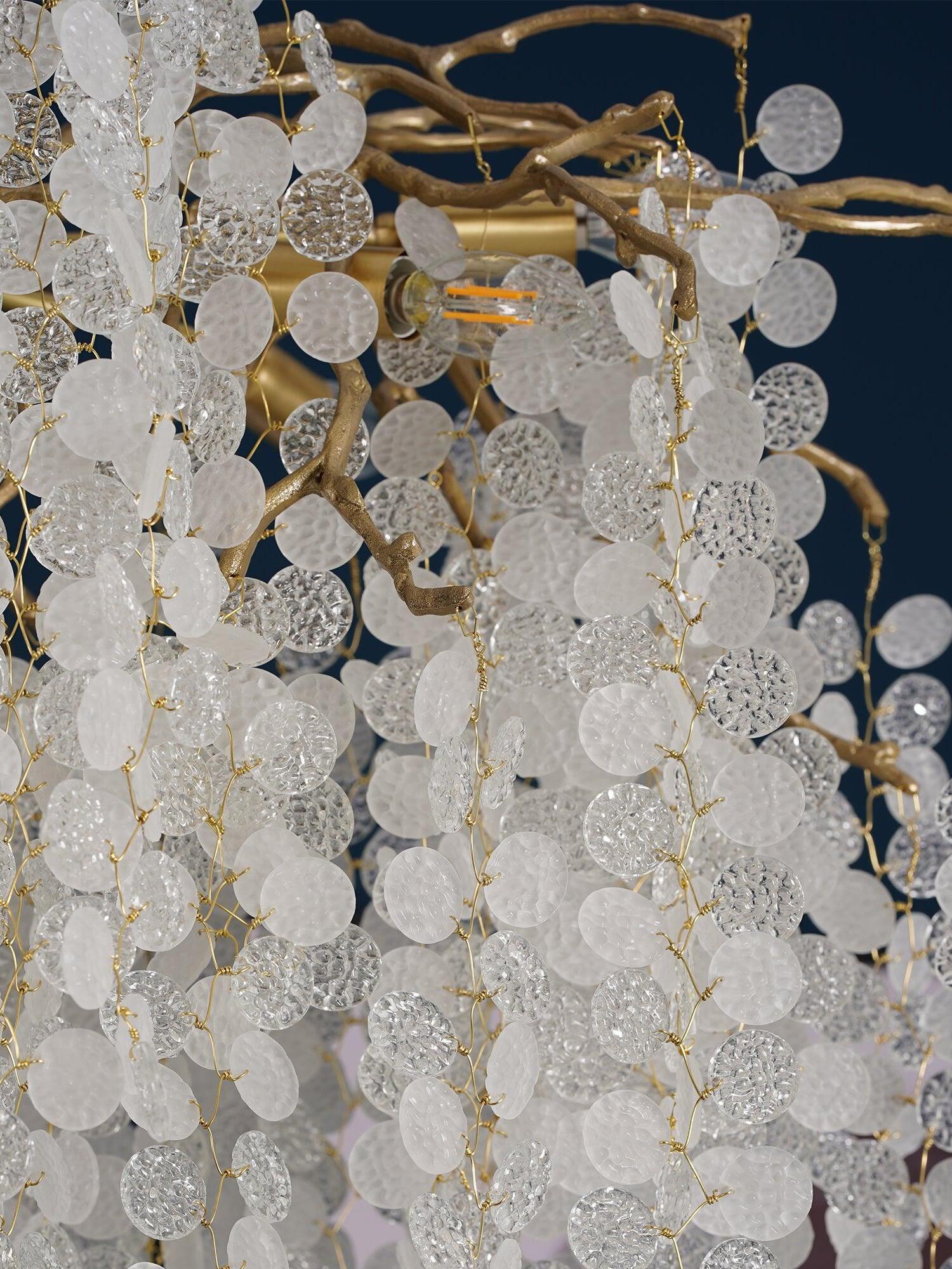 Shiro Noda Crystal Chandelier - Cueteks