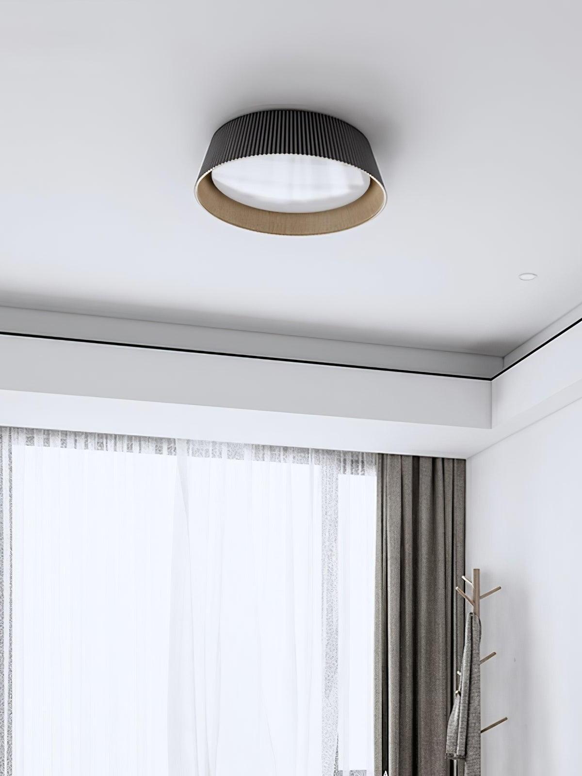 Modern Ribbed Ceiling Light - Cueteks