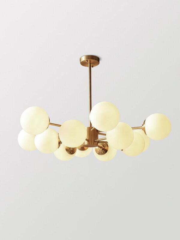 Nordic Karrington Glass Ball Chandeliers - Cueteks